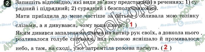 ГДЗ Укр мова 9 класс страница СР5 В1(2)